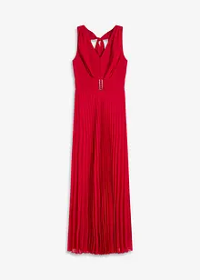 Abito in chiffon con gonna plissettata e fibbia, bonprix