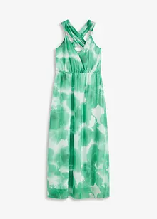 Abito in chiffon con spalline e accessori decorativi, bonprix