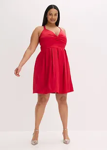 Miniabito in satin lucido, bonprix