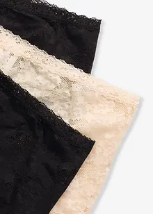 Boxer aderenti da donna in pizzo (pacco da 3), bonprix