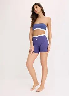 Boxer aderenti in lunghezza media con cotone biologico (pacco da 4), bonprix