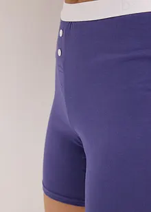 Boxer aderenti in lunghezza media con cotone biologico (pacco da 4), bonprix