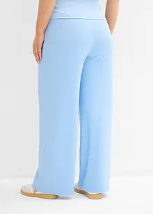 Pantaloni a palazzo con cinta comoda, bonprix