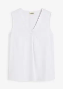 Top in misto lino fresco, bonprix