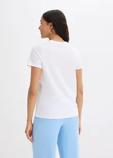 T-shirt in puro cotone, bonprix