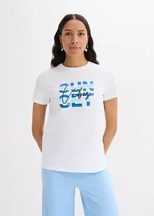 T-shirt in puro cotone, bonprix