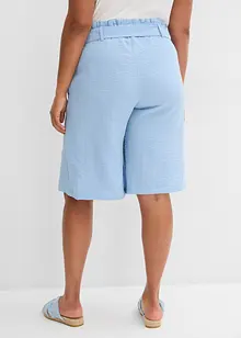 Bermuda con elastico in vita in misto viscosa fluente, bonprix