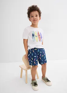 T-shirt e pantaloni corti in puro cotone (set 2 pezzi), bonprix