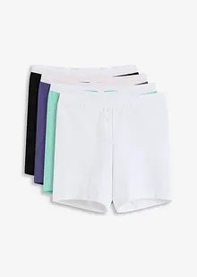 Boxer aderenti in lunghezza media con cotone biologico (pacco da 4), bonprix