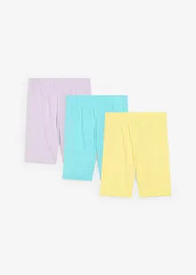 Ciclisti (pacco da 3) in misto cotone elasticizzato, bonprix
