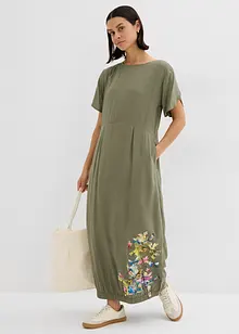 Abito lungo in viscosa fluente fantasia, bonprix
