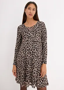 Abito prémaman / da allattamento 2 in 1 leopardato, bonprix