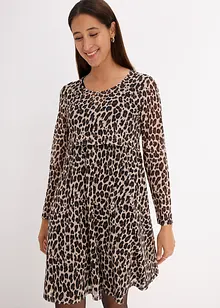 Abito prémaman / da allattamento 2 in 1 leopardato, bonprix