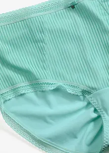 Culotte a vita alta con pizzo delicato, bonprix