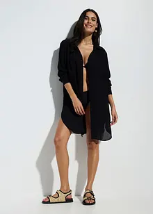 Blusa da mare lunga in viscosa fluente, bonprix