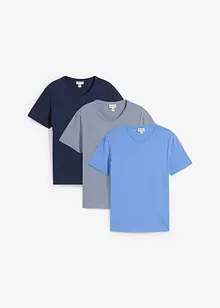 T-shirt con scollo a V (pacco da 3), bonprix