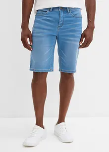 Bermuda di jeans in felpa con taglio comfort, regular fit, bonprix