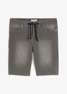 Bermuda di jeans in felpa con taglio comfort, regular fit, bonprix