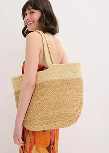 Borsa shopper di paglia, bonprix