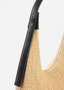 Borsa shopper in simil paglia, bonprix