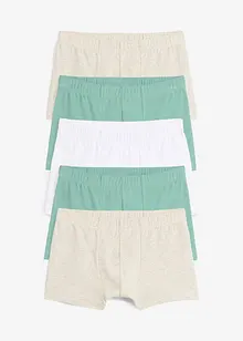 Boxer aderenti con cotone biologico morbido (pacco da 5), bonprix