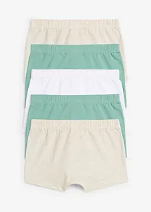 Boxer aderenti con cotone biologico morbido (pacco da 5), bonprix