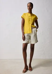 Blusa a tunica in puro lino, bonprix