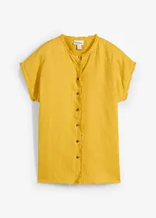 Blusa a tunica in puro lino, bonprix