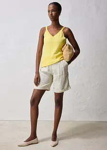 Top in maglia misto seta, bonprix