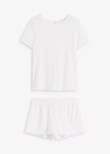 Pigiama estivo in jersey pointoille, bonprix