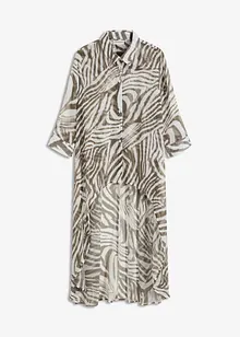 Camicia lunga in chiffon, bonprix