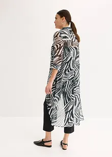 Camicia lunga in chiffon, bonprix