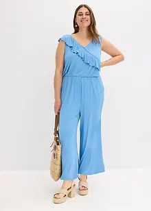 Tuta in jersey con volant, bonprix