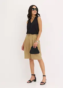 Top stile polo in piquet di viscosa, bonprix