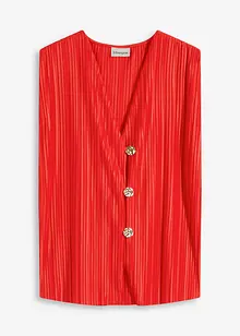 Top plissettato, bonprix