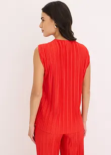 Top plissettato, bonprix