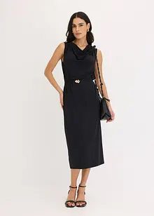 Abito in maglina con cintura (set 2 pezzi), bonprix