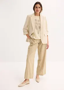 Maglia in cotone con borchiette applicate, bonprix