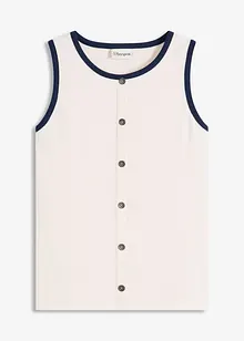 Top in jersey con bordi a contrasto, bonprix