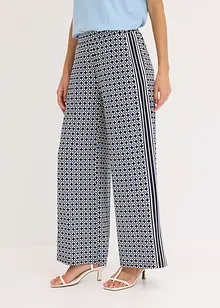 Pantaloni in jersey fantasia, bonprix