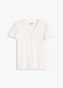 Maglia in viscosa con bottoni, bonprix