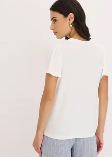 Maglia in viscosa con bottoni, bonprix