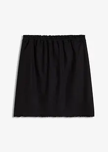 Minigonna in misto lino, bonprix