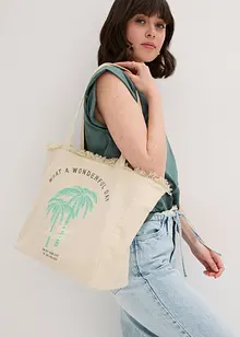 Borsa shopper in tela, bonprix