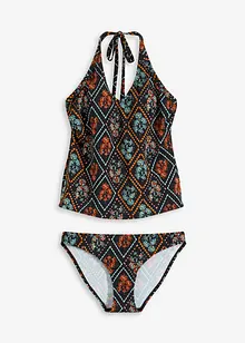 Tankini all'americana con scollo a V (set 2 pezzi), bonprix