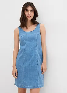 Abito di jeans in cotone biologico elasticizzato, bonprix