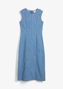 Abito di jeans in cotone biologico elasticizzato, bonprix