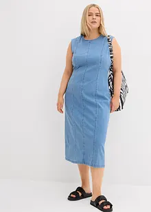 Abito di jeans in cotone biologico elasticizzato, bonprix