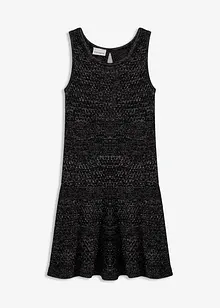 Abito in maglia effetto uncinetto, bonprix