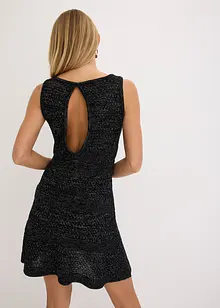 Abito in maglia effetto uncinetto, bonprix